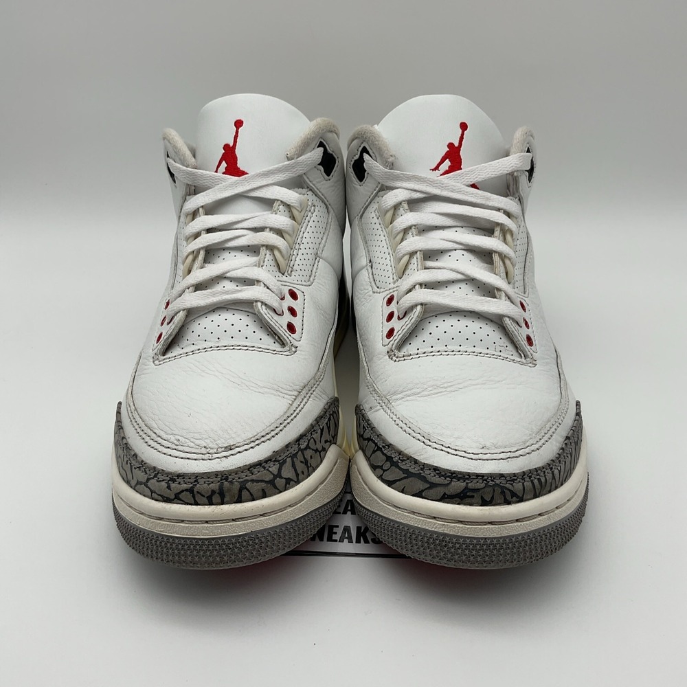 Size 8.5 - Jordan 3 Retro Mid White Cement Reimagined (DN3707-100)‎ - Picture 5 of 8